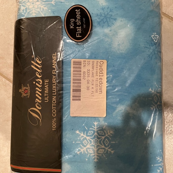 Dormisette Bedding Luxury German Flannel King Flat Sheet Poshmark
